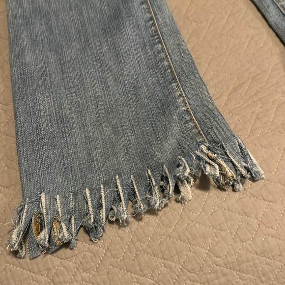 Guess Custom Distressed Ripped Daredevil Bootcut Jeans - Picture 4 of 7